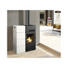 Le poêle hybride ventilé bois et granulés BRONPI Mixte Carol 15 kW