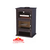 Poêle à bois avec four – BRONPI Suiza Inox 14 kW