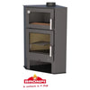 Poêle à bois d’angle avec four – BRONPI Lerma – 9 kW