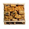 40 sacs de bois d’aulne sec – 25 cm – environ 0,70 m³