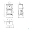Poêle à Bois Isotta Forno 11 kW – La Nordica