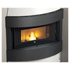 Cheminée à granulés ventilée EVA CALOR Raffaello 11.5 kW – Modèle d’angle