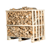 Demi-palette – Bois de chauffage frêne séché au four – 25 cm – 1 m³
